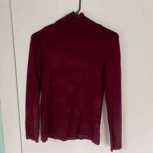 Tahari maroon turtle neck